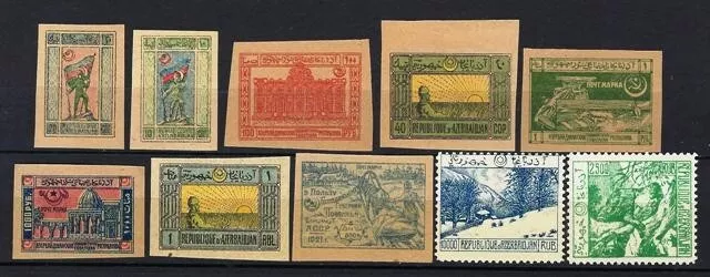 Azerbaidjan avant 1930 (1) 10 timbres différents