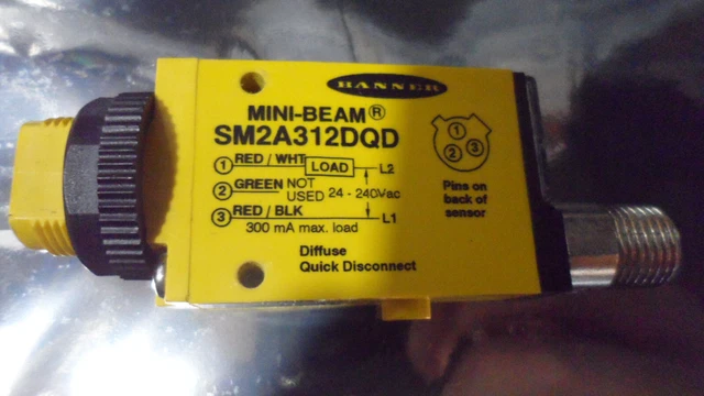 Neuf Banner SM2A312DQD Photoélectrique Capteur 26841