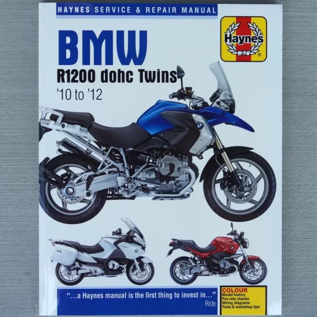 2010 2012 BMW R 1200 R1200 Gs R Rt Haynes Repair Manual 4925