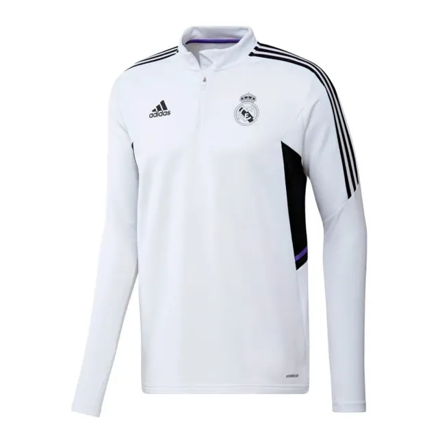 Real Madrid Veste de survêtement Blanche Homme Adidas 2022/23