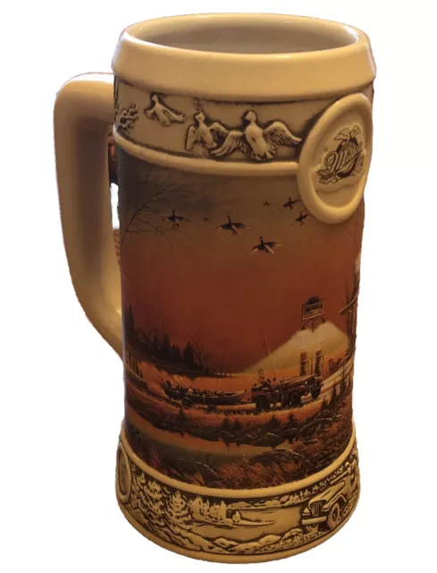 1997 Ducks Unlimited Terry Redlin Miller Beer Stein Mug "Welcome To Paradise"