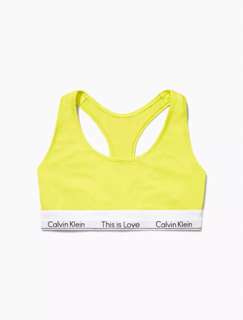 Calvin Klein Pride Edit Bralette soft cotton Rainbow Stripe
