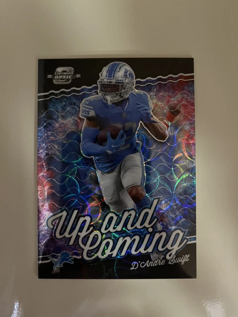 2021 optic contenders football dandre swift /25 Up And Coming