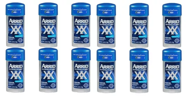 ARRID Extra Extra Dry XX Cool Shower Gel 12 Packs