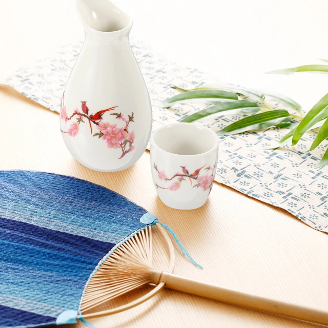 Dispensador de ocho tazas de vino de cerámica vaso japonés frasco de botella