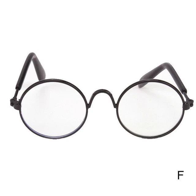 White Doll Glasses Vintage Oval Glasses Suitable For 18 inches Silver Best J5G