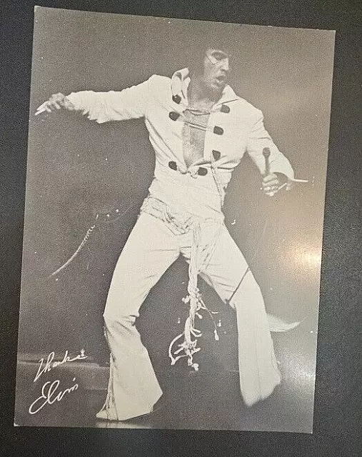 Elvis Presley Original Las Vegas International NOW Promo Postcard 1/71 Engagemnt