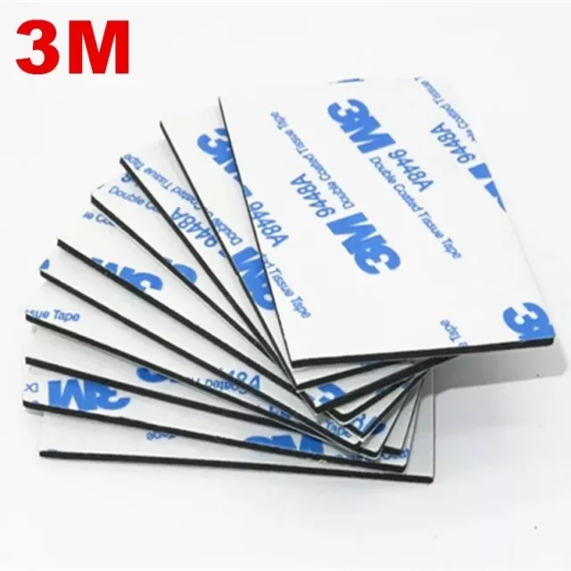 3M Sticky Pads Double Sided VHB Foam Adhesive Mounting Fixing Pad Oblong Pack 10