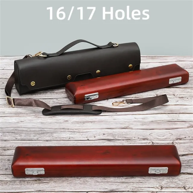 Complete Flute Protection 16 17 Holes Flute Case with PU Leather Cover