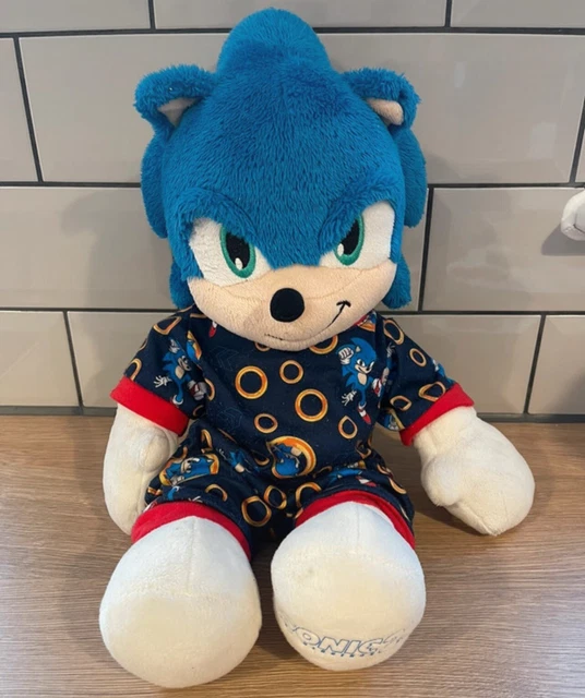 BUILD A BEAR Workshop Sonic The Hedgehog Soft Cuddly Plush Toy ...