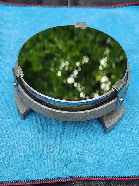 Vintage EDMUND/CRITERION  Reflecting Telescope Primary Mirror 6" with Cell