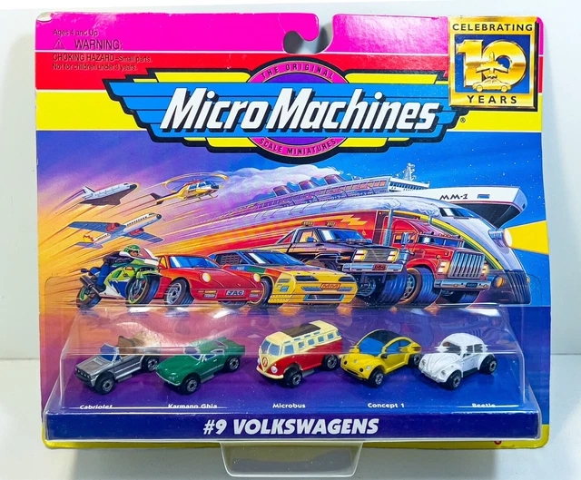 1996 MICRO MACHINES VOLKSWAGENS 9 VW Beetle Bus GALOOB 40.00 PicClick