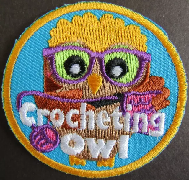 Brownie/Girl Guide:~ Crocheting Owl ~ Fun Badge
