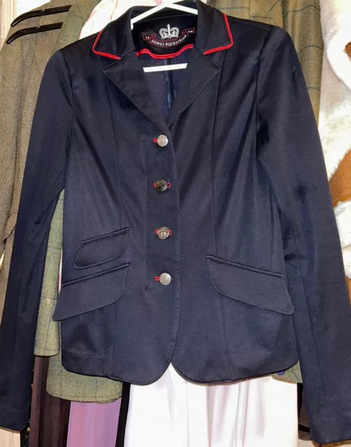 ladies  Shires Uk 30 equestrian show jacket. Used A Couple Of Times.