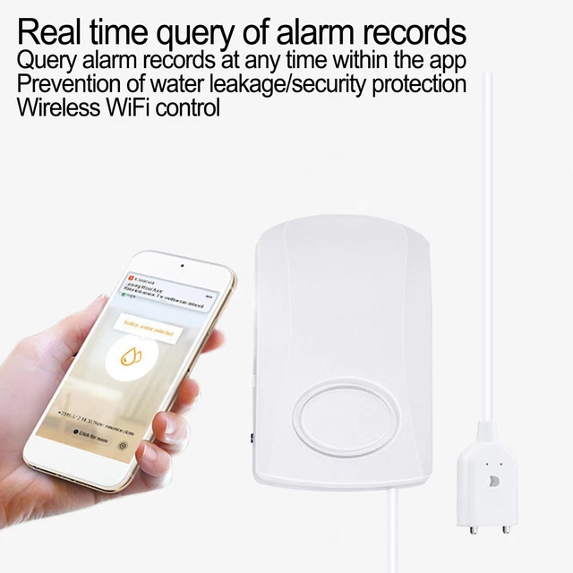 Allarme livello acqua intelligente con funzione Wi-Fi previene costosi danni causati dall'acqua