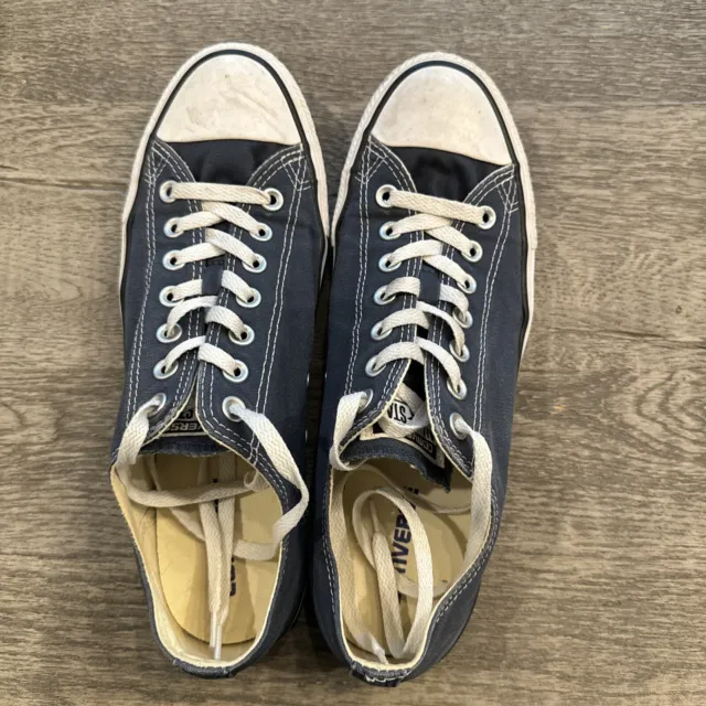 Size 10 - Converse Chuck Taylor All Star OX Navy - M9697