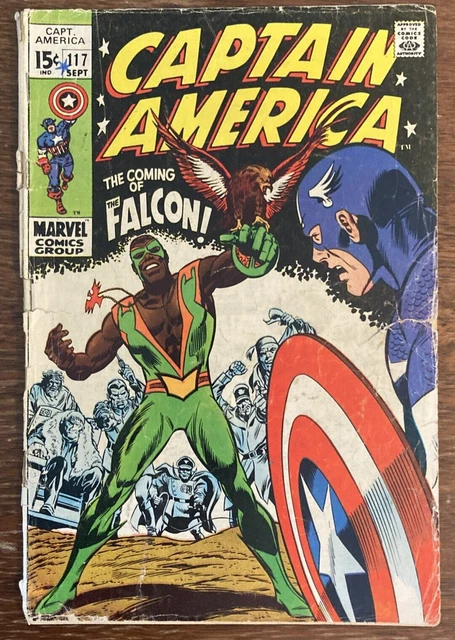 Captain America # 117 - 1st Appearance Falcon & Redwing Low Grade