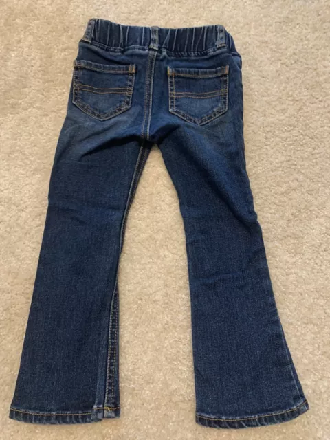 Osh Kosh B'Gosh Bootcut Jeggings Jeans Excellent Condition Dark Size 3 Girls 2