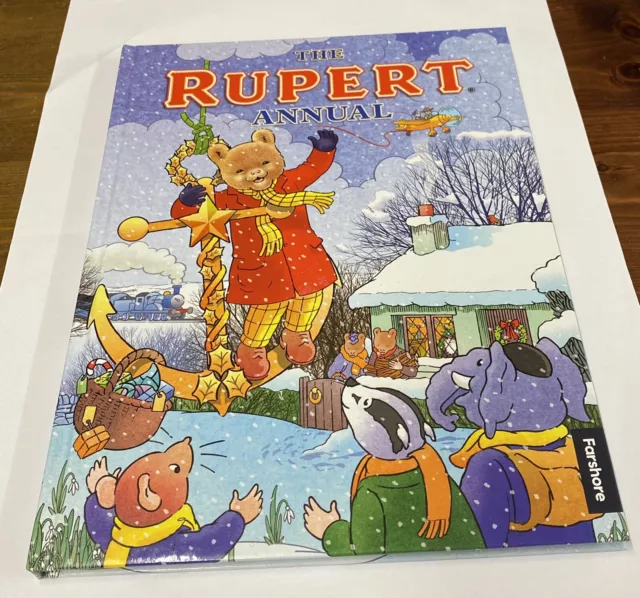 Rupert Bear 2021/22 Annual Signed By Illustrator