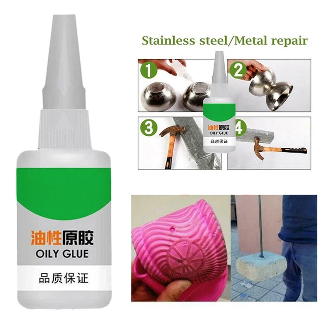 1 pieza Nuevo 50 g Soldadura Universal Pegamento Aceitoso para Plástico Madera Metal Goma Reparación d