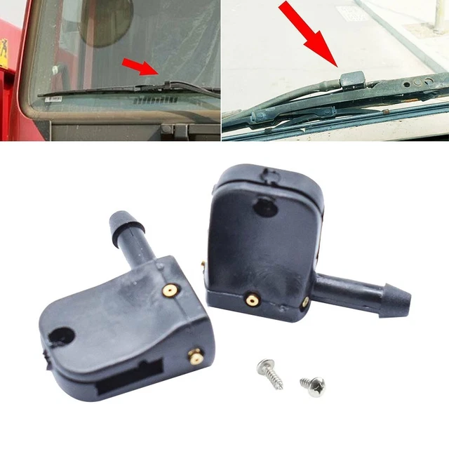 Adatto per ugelli lavatrice parabrezza Smart Fortwo 2004 2007 2 pezzi