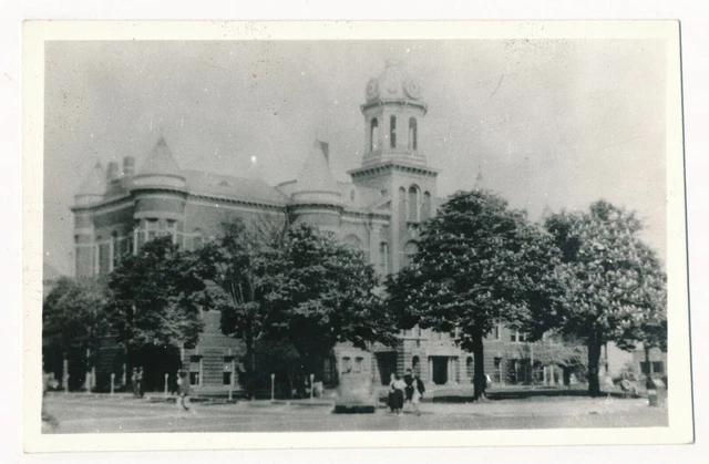 St. Clair County Court House, Port Huron, Michigan RPPC