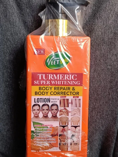Crème Visage VEETGOLD Tumeric - Blanchissante Anti-acné FPS 18 - 25 Ml Neuf