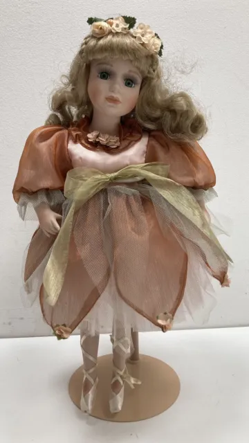 Ballerina Porcelain Doll "The Leonardo Collection". 16"