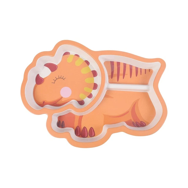 Plato de dinosaurio para niños plato comida antideslizante dropshipping bebé niño