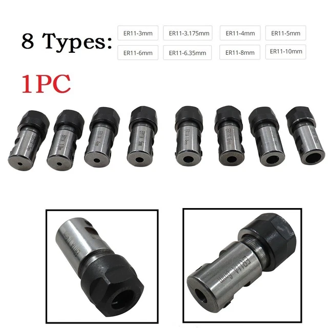 Motor Collet Chuck Collet Chuck ER11-10mm ER11-5mm ER11-6mm ER11-8mm 1PC