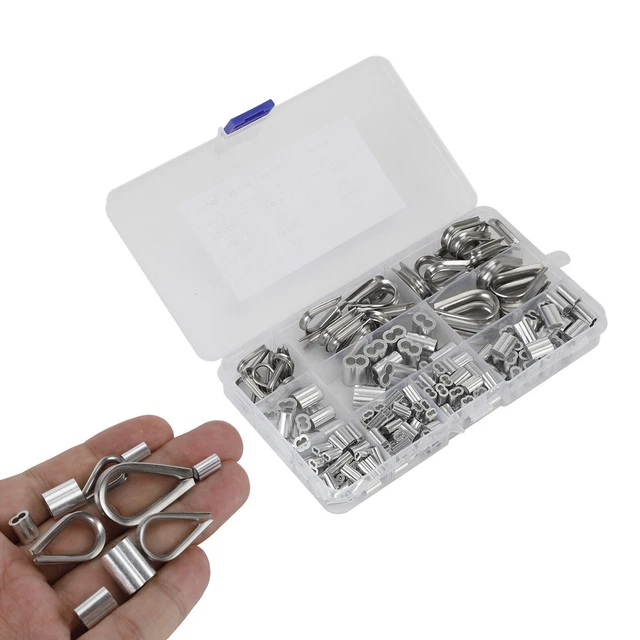 Manchon De Boucle De Sertissage Ferrule Pour Câble De Corde De Fin De Ligne