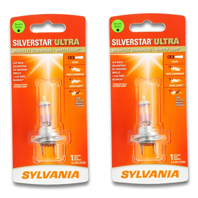 Sylvania SilverStar Ultra High Beam Headlight Bulb for Jaguar XF XJ8 XJR dn