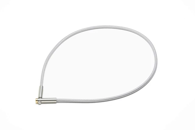 Collar Phiten RAKUWA Magnético Titanio Collar Metal Top Tipo V Plata 50 cm