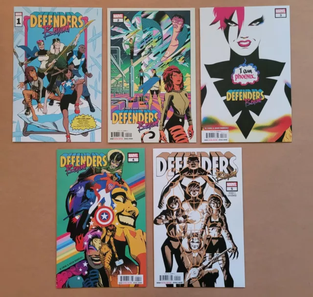 Defenders Beyond 1 2 3 4 5 Complete 2022 Set Al Ewing Hi-Grade Marvel Lot of 5