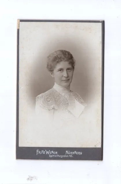 CDV Foto Damenportrait - Nürnberg 1903