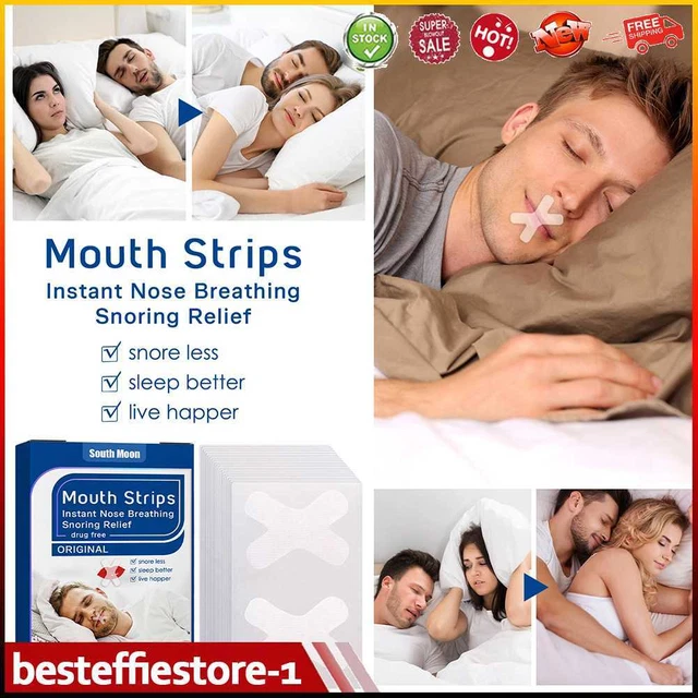 60 pegatinas antirronquidos corrector de respiración portátil eficaz para hombres y mujeres