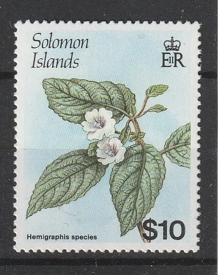 Solomon Islands 1988 Flore Fleurs $10 - 1 Val MNH MF121164
