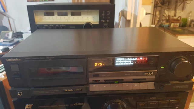 TECHNICS RS-TR 555 DOUBLE PLATINE K7 Deck DBX AUTOREVERSE