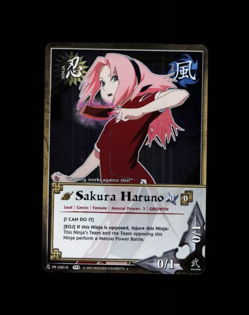 Iruka Umino - PR-008R - 1st Edition FOIL Promo Cards NM - Naruto CCG RARE  FOIL