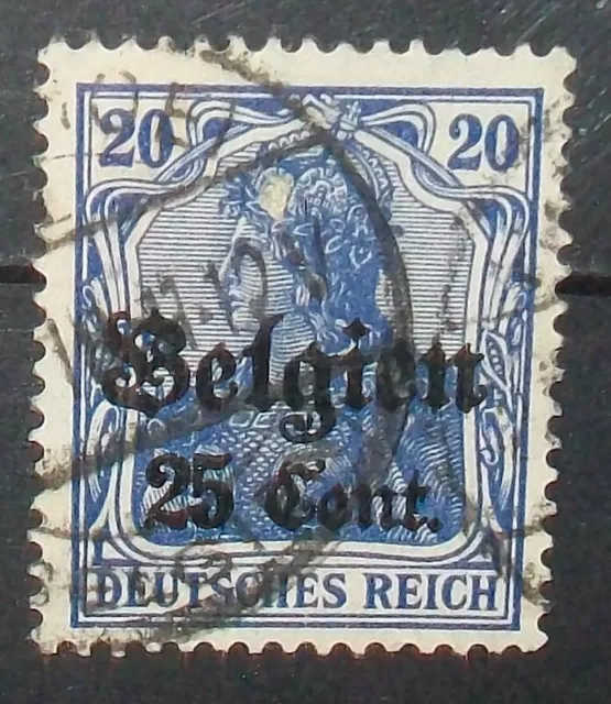 N°1552S STAMP GERMAN LANDESPOST IN BELGIEN CANCELED Aus