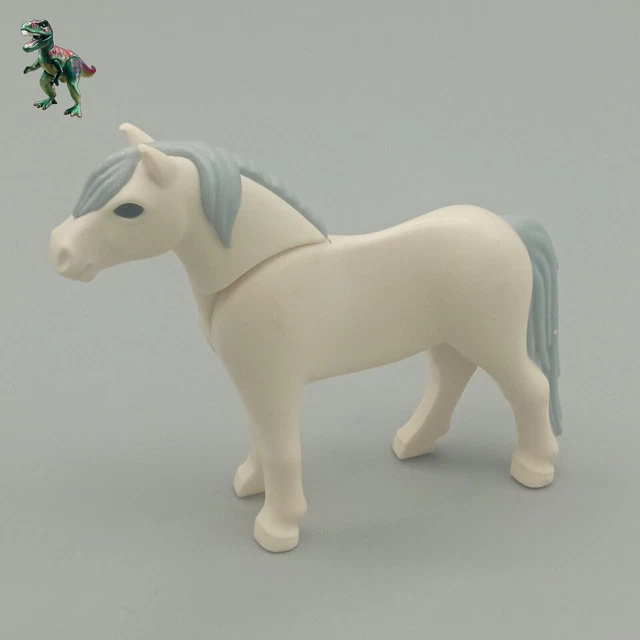 PLAYMOBIL ANIMAL CABALLO Peque o Blanco Pony Granja Establo Rancho Zoo playmobil-animal-caballo-peque-o-blanco-pony-granja-establo-rancho-zoo