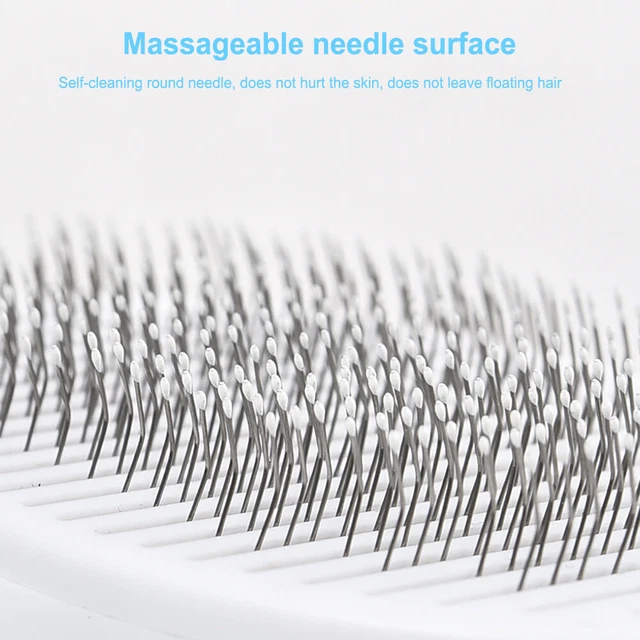 Pet Dog Cat Hair Remover Comb Needle Grooming Massage Deshedding Cleaning Brush 6