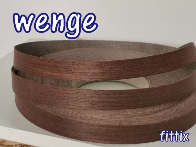 Real Wood Teak Veneer Pre Glued Iron on Edging Tape/Edge 22 / 40 / 50 mm  Wide