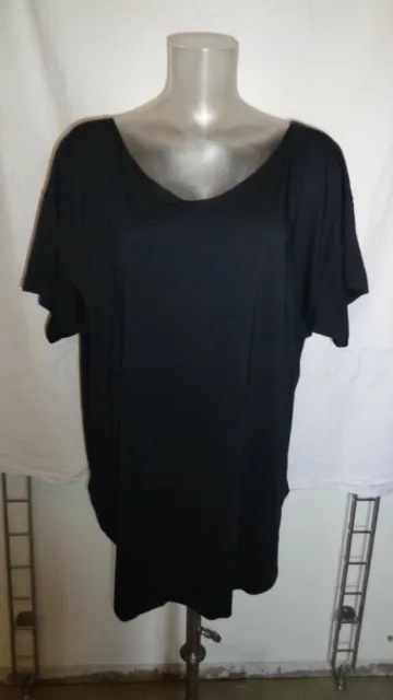 Uniqlo Shirt Tunika Bluse Größe XL Schwarz