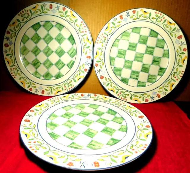 Plates~Coventry Genuine Stoneware PTS International Folklore Indonesia 6 Pc Set.