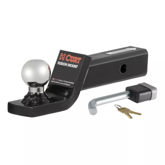 Curt Towing Starter Kit with 2" Ball 2" Shank 7500 lbs. 2" Drop x 45141