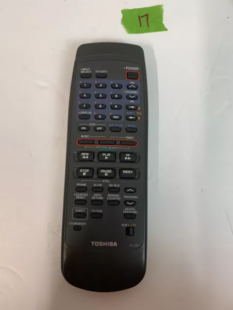 Original TOSHIBA VC-458 TV/VCR Combo Remote Control