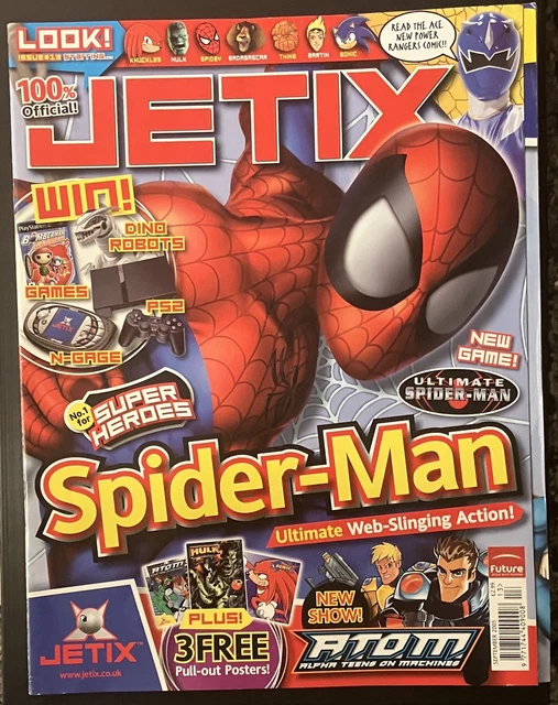 JETIX MAGAZINE UK Issue 13 (September 2005) feat Power Rangers Dino ...