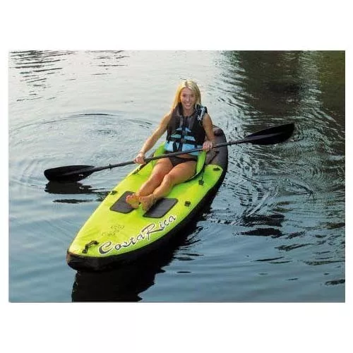 Kayak Connelly Costa Rica Single Inflatable Boat Canoe Sit On Top Blow Up Kayak 3