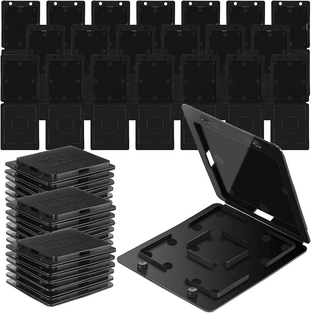 Kittmip 50 Pcs Beehive Beetle Trap Black Plastic Beekeeping Tool Beekeeping for